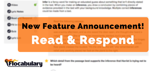 Develop Reading Skills with Flocabulary's New Feature, Read & Respond