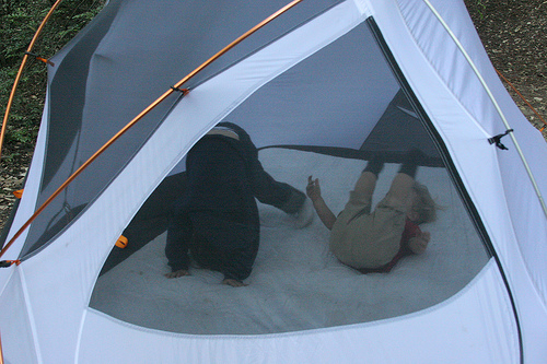 A little two in tents. Get it? Get it?