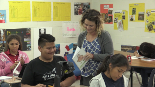 Students in the classroom with their teacher