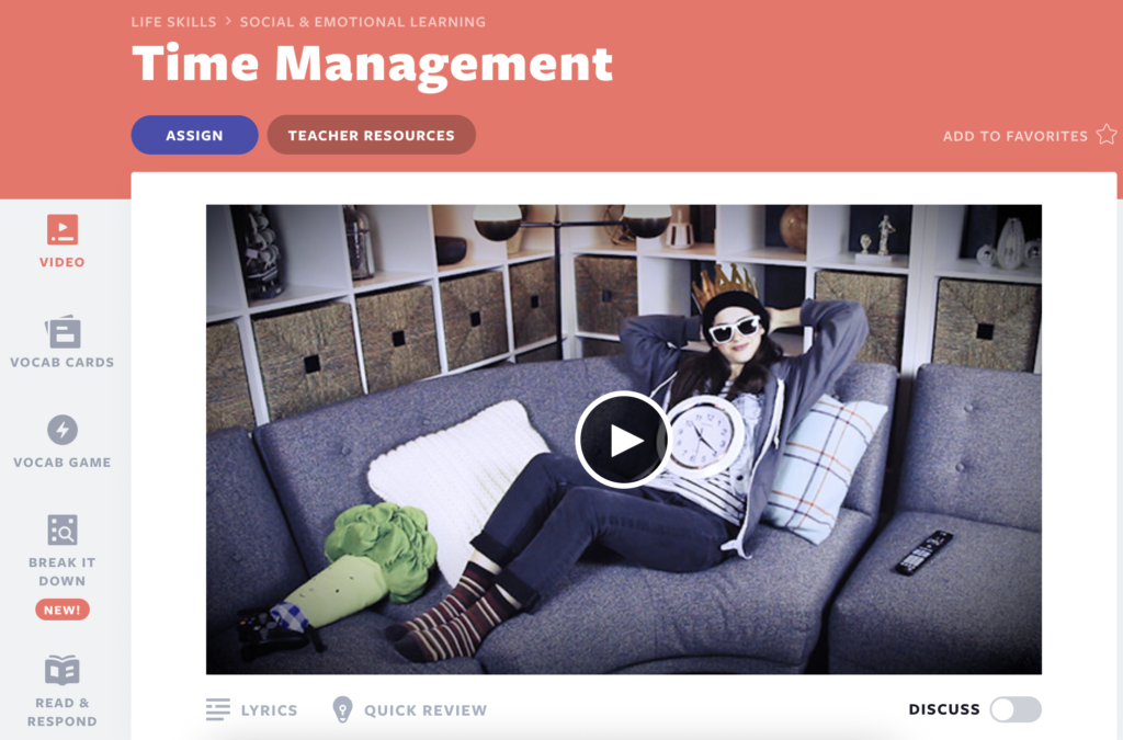Time Management video lesson