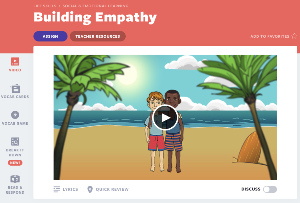 Building Empathy lesson video