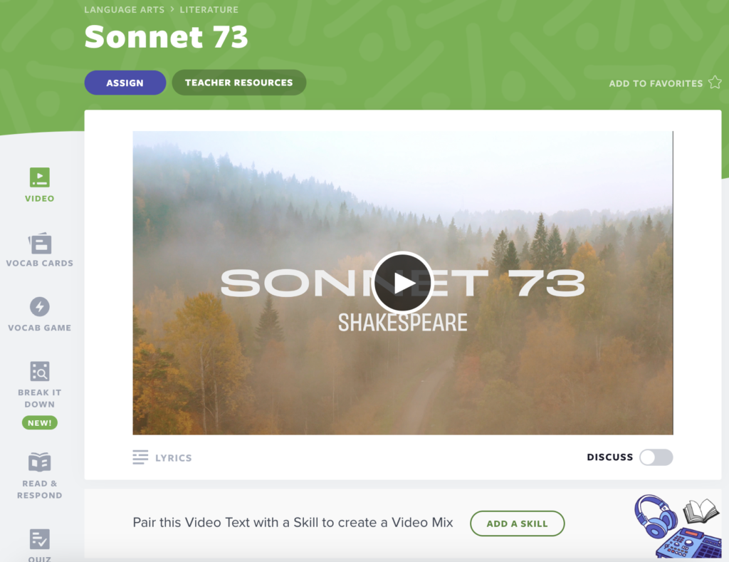 Sonnet 73 video lesson