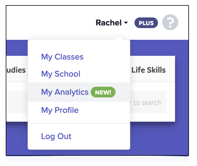 How to access Flocabulary’s Vocab Analytics dashboard