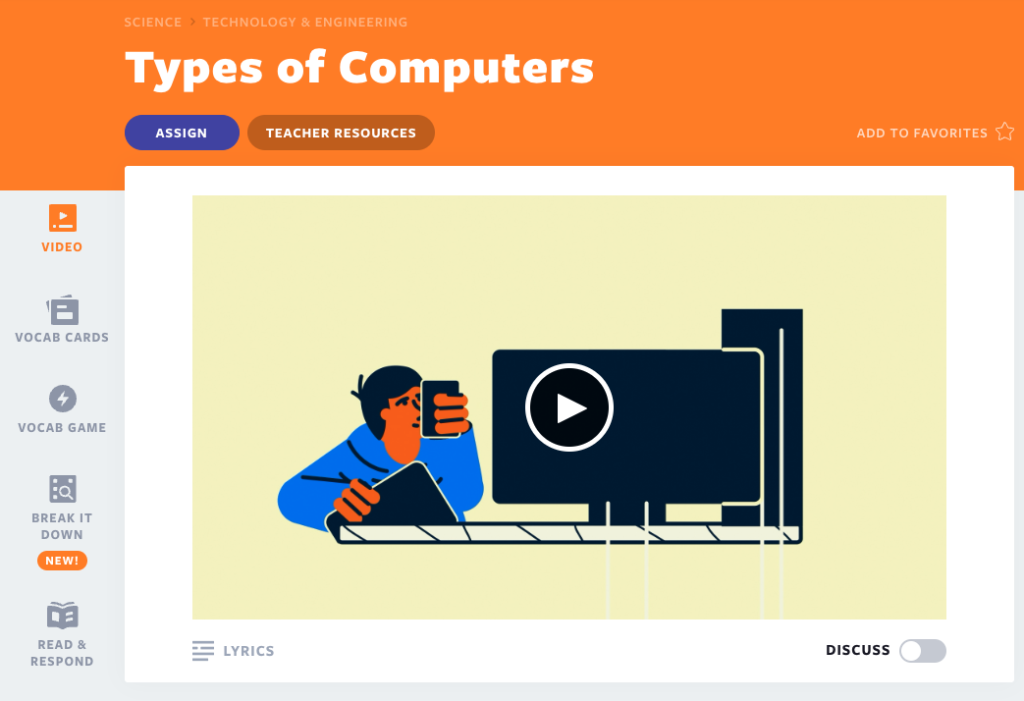 Types of Computers lesson